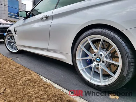 BMW M4 763m st 19인치 하이퍼실버 분체도장 휠도색!! / 하남시 감북동