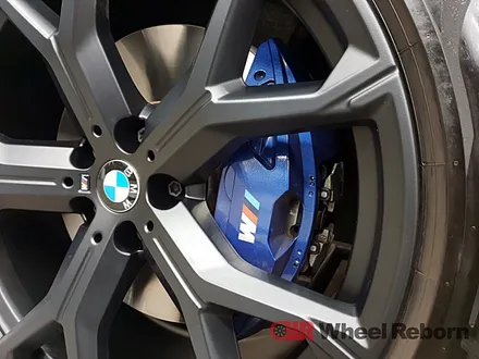 BMW X6 순정 21인치 멧블랙 분체도장 휠도색 작업후기!! / 하남시 감북동