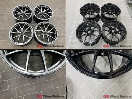 BMW M2 BBS RIA 18인치 블랙유광 분체도장 휠도색 작업후기!! / 하남시 감북동