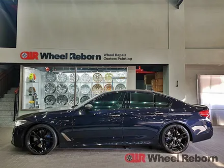 BMW M550D 순정 20인치 블랙유광 분체도장 휠도색 작업후기!! / 하남시 감북동