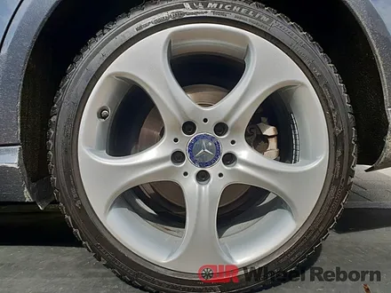 벤츠 E350 순정 18인치 분체도장 실버복원 작업후기!! / 하남시 감북동