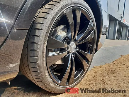 벤츠 CLS350 순정 19인치 블랙유광 분체도장 휠도색 작업후기!! / 하남시 감북동