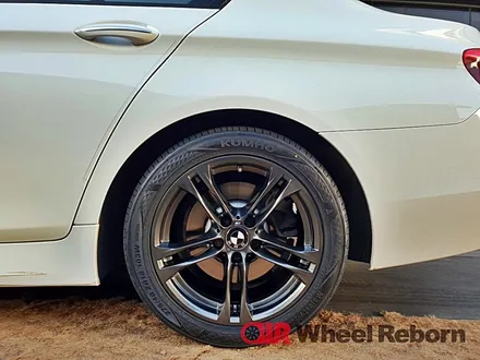 BMW f10 530d 순정18인치 고스트크롬 분체도장 휠복원 작업후기!! / 하남시 감북동