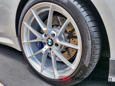 BMW M4 763m st 19인치 하이퍼실버 분체도장 휠도색!! / 하남시 감북동