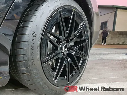 벤츠 GT43AMG 순정 21인치 블랙유광 분체도장 휠도색 작업후기!! / 하남시 감북동
