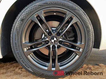 BMW f10 530d 순정18인치 고스트크롬 분체도장 휠복원 작업후기!! / 하남시 감북동