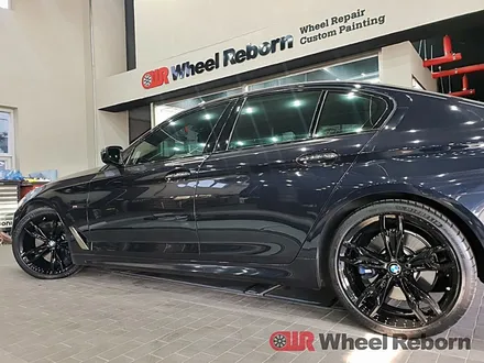 BMW M550D 순정 20인치 블랙유광 분체도장 휠도색 작업후기!! / 하남시 감북동