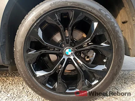 BMW X6 순정 20인치 블랙유광 분체도장 휠도색 작업후기!! / 하남시 감북동