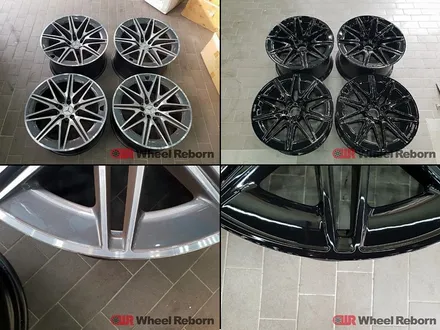 벤츠 GT43AMG 순정 21인치 블랙유광 분체도장 휠도색 작업후기!! / 하남시 감북동
