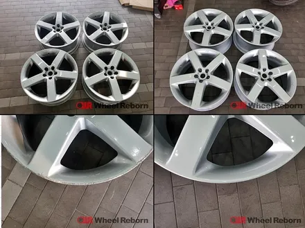 랜드로버 디스커버리4 칸 22인치 분체도장 실버복원 작업후기!! / 하남시 감북동