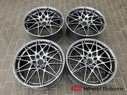 BMW M3 순정20인치 666M 블랙유광 분체도장 휠도색 작업후기!! / 하남시 감북동
