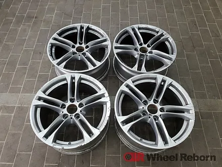 BMW f10 520d 순정 18인치 분체도장 실버복원 작업후기!! / 하남시 감북동