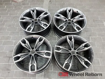 BMW M550D 순정 20인치 블랙유광 분체도장 휠도색 작업후기!! / 하남시 감북동