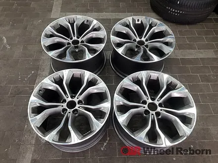 BMW X6 순정 20인치 블랙유광 분체도장 휠도색 작업후기!! / 하남시 감북동
