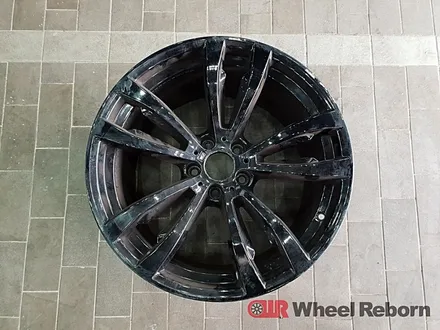 BMW X5 순정 20인치 블랙유광 분체도장 휠복원 작업후기!! / 하남시 감북동