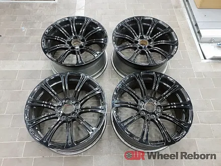 BMW M3 순정 19인치 블랙유광 분체도장 휠도색 작업후기!! / 하남시 감북동