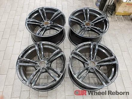 BMW M3 순정 19인치 블랙유광 분체도장 휠복원 작업후기!! / 하남시 감북동