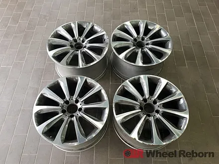 벤츠 CLS250d 순정 18인치 블랙유광 분체도장 휠도색 작업후기!! / 하남시 감북동