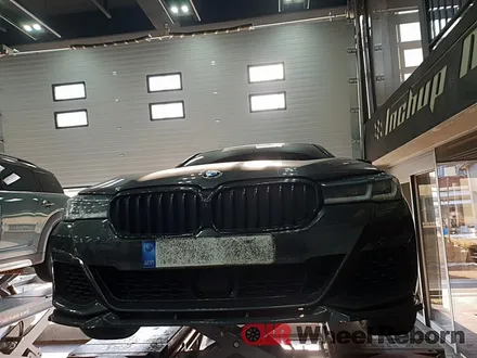 BMW m550i 굴절 유압식 휠수리 작업후기!! / 하남시 감북동