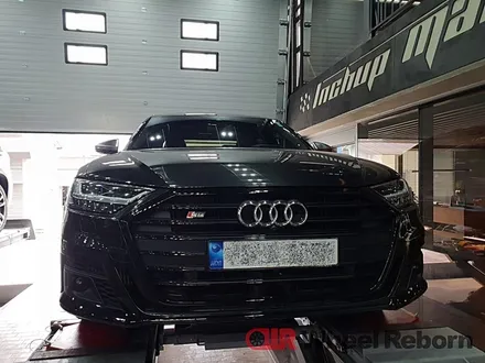 아우디 s8 보센 21인치 고스트크롬 분체도장 휠도색 작업후기!! / 하남시 감북동