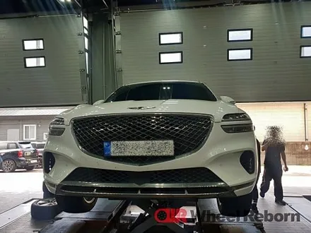 제네시스 GV70 순정 19인치 하이퍼블랙 분체도장 휠복원 작업후기!! / 하남시 감북동
