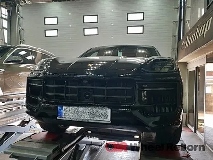 포르쉐 카이엔 순정 21인치 블랙유광 분체도장 휠도색 작업후기!! / 하남시 감북동