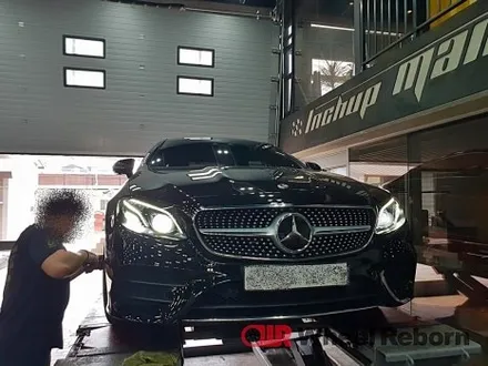벤츠 E450 순정 19인치 다이아커팅 분체도장 휠복원 작업후기!! / 하남시 감북동