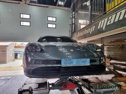 포르쉐 타이칸 순정 21인치 미션E휠 분체도장 휠수리 & 휠도색 작업후기!! / 하남시 감북동