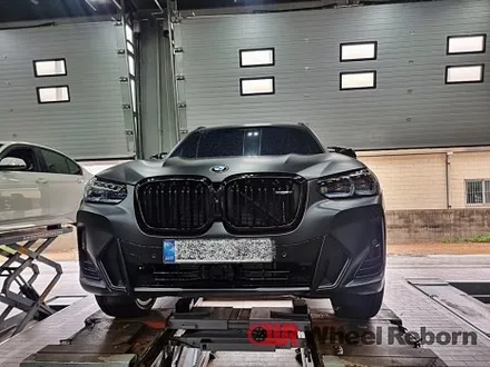 BMW X3 순정 21인치 다이아커팅 분체도장 휠복원 작업후기!! / 하남시 감북동