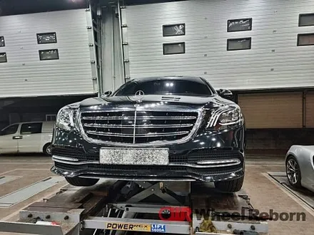 벤츠 S560 순정 20인치 하이퍼실버 분체도장 휠복원!! / 하남시 감북동