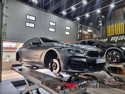 BMW 850i 순정 20인치 다이아커팅 휠복원 작업후기!! / 하남시 감북동