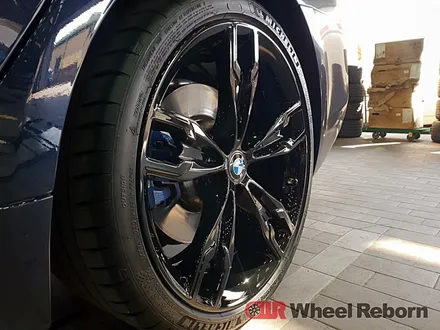 BMW M550D 순정 20인치 블랙유광 분체도장 휠도색 작업후기!! / 하남시 감북동