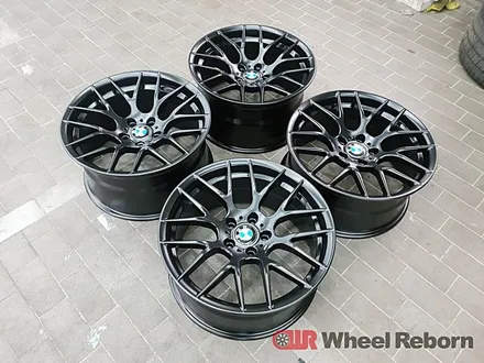 BMW E92 M3 M359 st 19인치 반무광 블랙 분체도장 휠교체 장착!! / 하남시 감북동