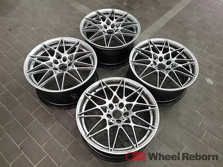 BMW M4 순정 20인치 666m 건메탈 반무광 분체도장 휠도색 작업후기!! / 하남시 감북동