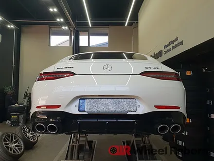 벤츠 GT43AMG 순정 21인치 블랙유광 분체도장 휠도색 작업후기!! / 하남시 감북동