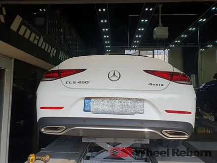 벤츠 CLS 450 유압식 굴절 휠수리 작업후기!! / 하남시 감북동