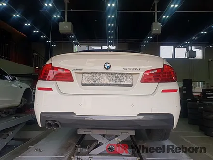 BMW f10 530d 19인치 351m 분체도장 실버복원 작업후기!! / 하남시 감북동