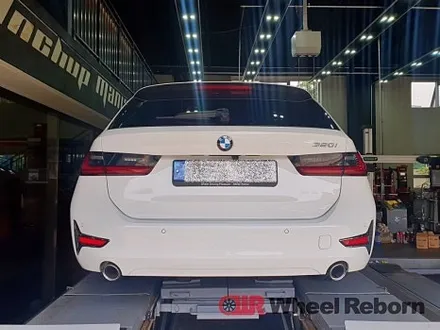 BMW 320i 순정 18인치 다이아커팅 분체도장 휠복원 작업후기!! / 하남시 감북동