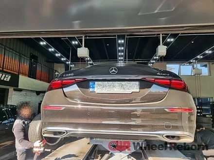 벤츠 S580 순정 20인치 다이아커팅 분체도장 휠복원 작업후기!! / 하남시 감북동