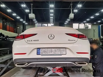벤츠 CLS 450 유압식 굴절 휠수리 작업후기!! / 하남시 감북동