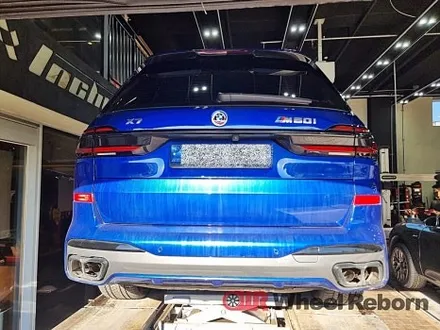 BMW X7 순정 22인치 블랙유광 분체도장 휠복원 작업후기!! / 하남시 감북동