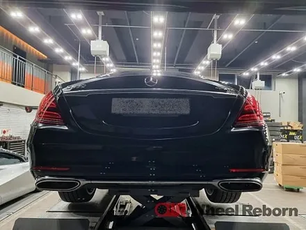 벤츠 S560 순정 20인치 하이퍼실버 분체도장 휠복원!! / 하남시 감북동