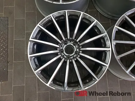 벤츠 GT43AMG 순정 20인치 멧블랙 투톤 분체도장 휠도색 작업후기!! / 하남시 감북동