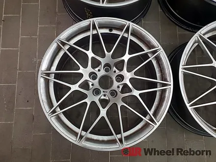 BMW M4 순정 20인치 666m 건메탈 반무광 분체도장 휠도색 작업후기!! / 하남시 감북동