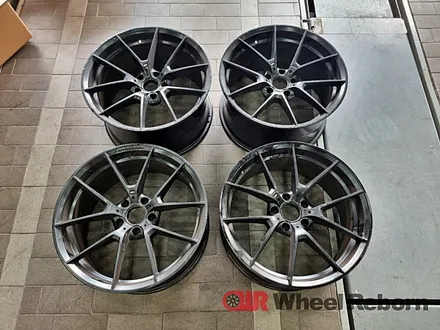 BMW M4 763m st 19인치 하이퍼실버 분체도장 휠도색!! / 하남시 감북동