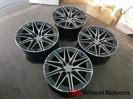 벤츠 GT43AMG 순정 21인치 블랙유광 분체도장 휠도색 작업후기!! / 하남시 감북동