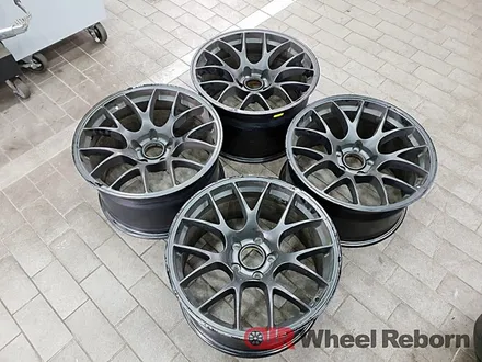 BMW E92 M3 18인치 고스트크롬 분체도장 휠도색 작업후기!! / 하남시 감북동