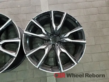 BMW X7 순정 22인치 다이아커팅 분체도장 휠복원 작업후기!! / 하남시 감북동