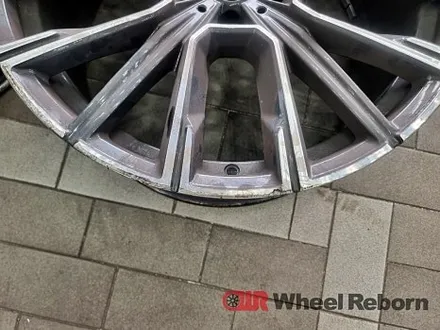 BMW 740d 순정 20인치 다이아커팅 분체도장 휠복원 작업후기!! / 하남시 감북동