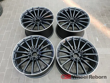 벤츠 GT43AMG 순정 20인치 멧블랙 투톤 분체도장 휠도색 작업후기!! / 하남시 감북동